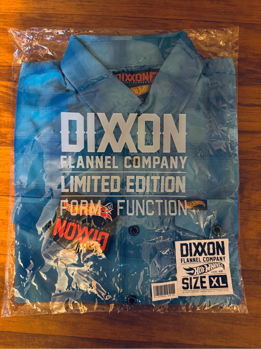 Dixxon Flannel x Hot Wheels OG Flannel Men's NWT  Limited Edition Size X-Large
